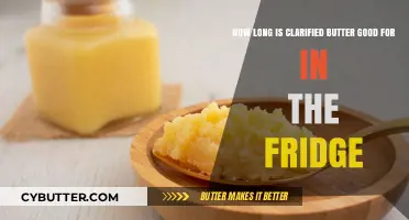 Clarified Butter Shelf Life: How Long Does It Last in the Fridge?