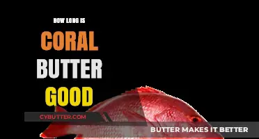 Coral Butter Shelf Life: How Long Does It Stay Fresh?