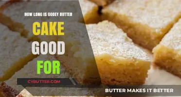 Gooey Butter Cake Shelf Life: How Long Does It Stay Fresh?