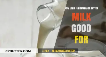 Homemade Buttermilk Shelf Life: How Long Does It Last?