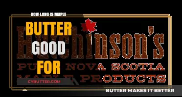 Maple Butter Shelf Life: How Long Does It Stay Fresh?