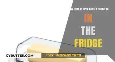 How Long Does Open Butter Last in the Fridge?