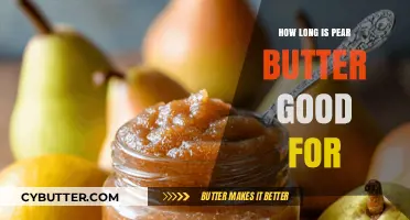 Pear Butter Shelf Life: How Long Does It Stay Fresh?