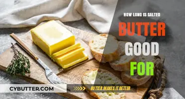 Salted Butter Shelf Life: How Long Does It Stay Fresh?