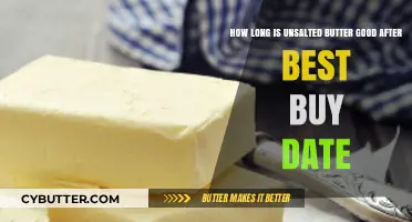 Unsalted Butter Shelf Life: How Long After Best Buy Date?