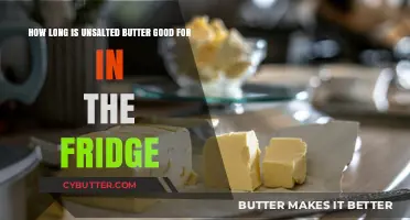 Unsalted Butter Shelf Life: How Long Does It Last in the Fridge?