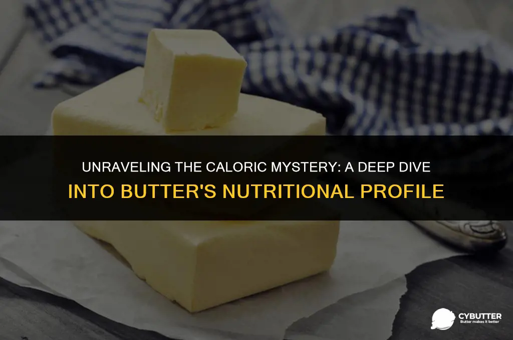 how many calories are in a butter
