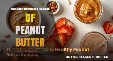 The Surprising Calorie Count of a Teaspoon of Peanut Butter