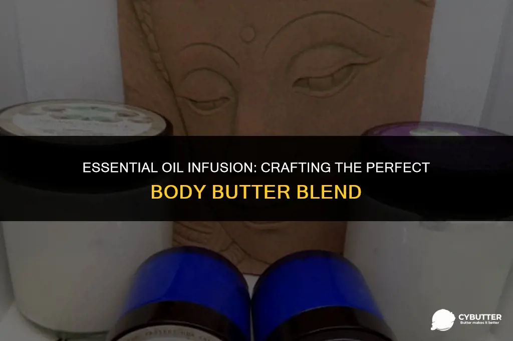 how many drops of essential oil in body butter