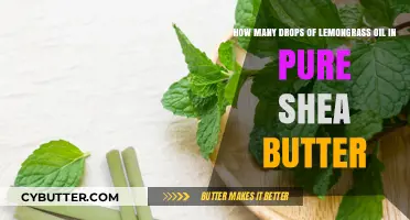 Blending Lemongrass Oil with Pure Shea Butter: A Fragrant Ratio Guide