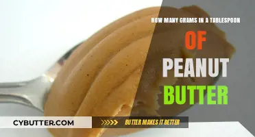 Measuring Peanut Butter: A Simple Guide to Grams and Tablespoons