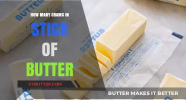 Unraveling the Mystery: How Many Grams in a Stick of Butter?