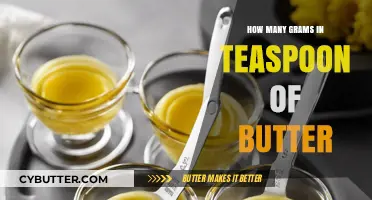 Butter Measurement Guide: Grams to Teaspoons Conversion Made Easy