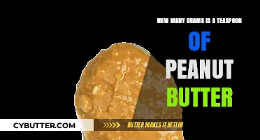 Measuring Up: The Surprising Weight of a Teaspoon of Peanut Butter
