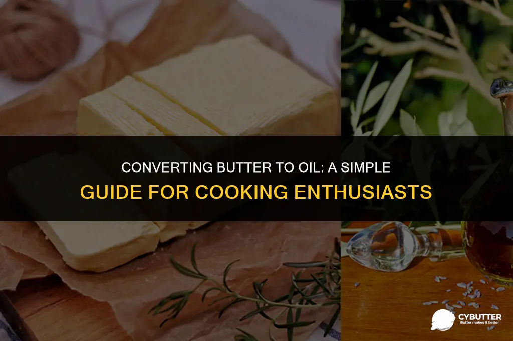 how many ml of oil is 125g of butter