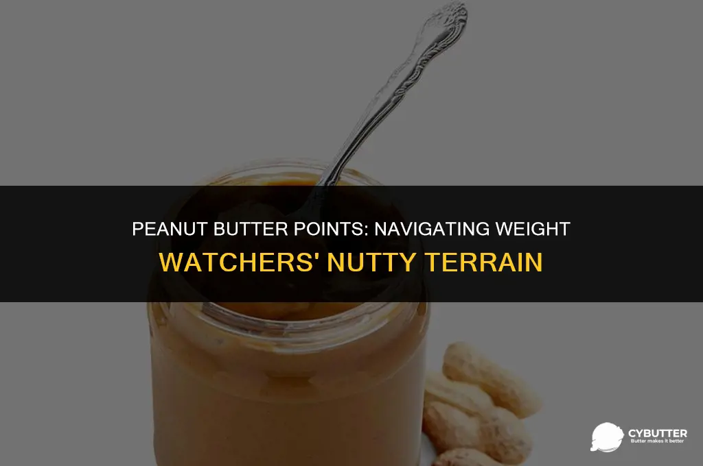 how many points is peanut butter in weight watchers