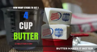Measuring Butter: How Many Sticks Equal 1/4 Cup?