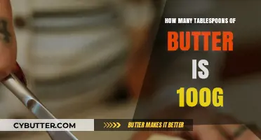 Converting 100g of Butter to Tablespoons: A Simple Guide