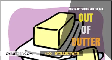 Creative Wordplay: Unlocking Surprising Vocabulary from the Word Butter