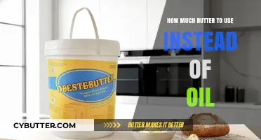 Butter vs. Oil: The Perfect Substitute Ratio for Your Recipes