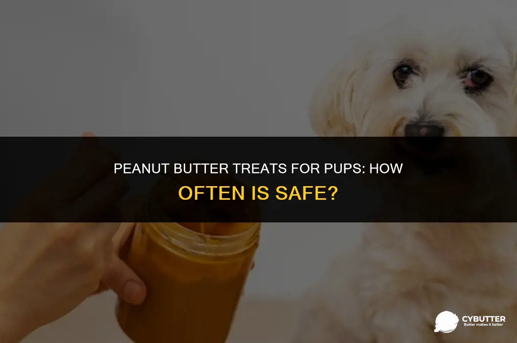 how often can dogs have peanut butter