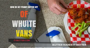 Quick Fix: Removing Peanut Butter Stains from White Vans Easily