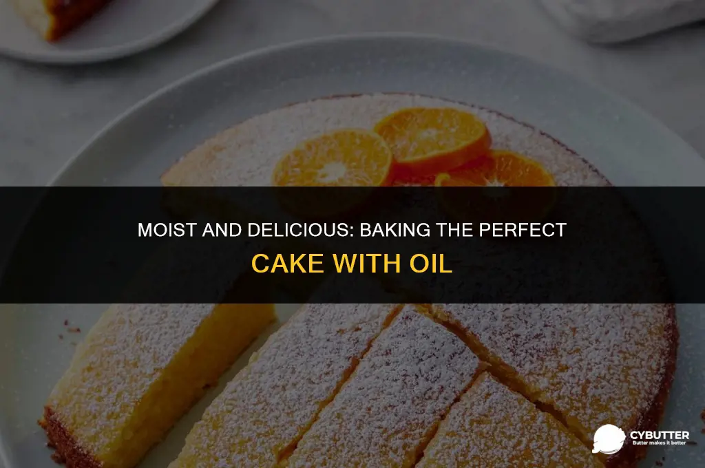 how to bake a cake with oil instead of butter