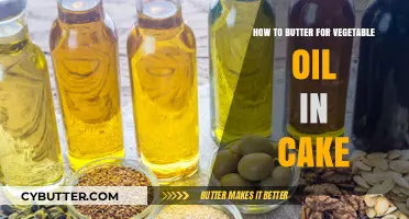 The Art of Substituting Butter with Vegetable Oil in Baking
