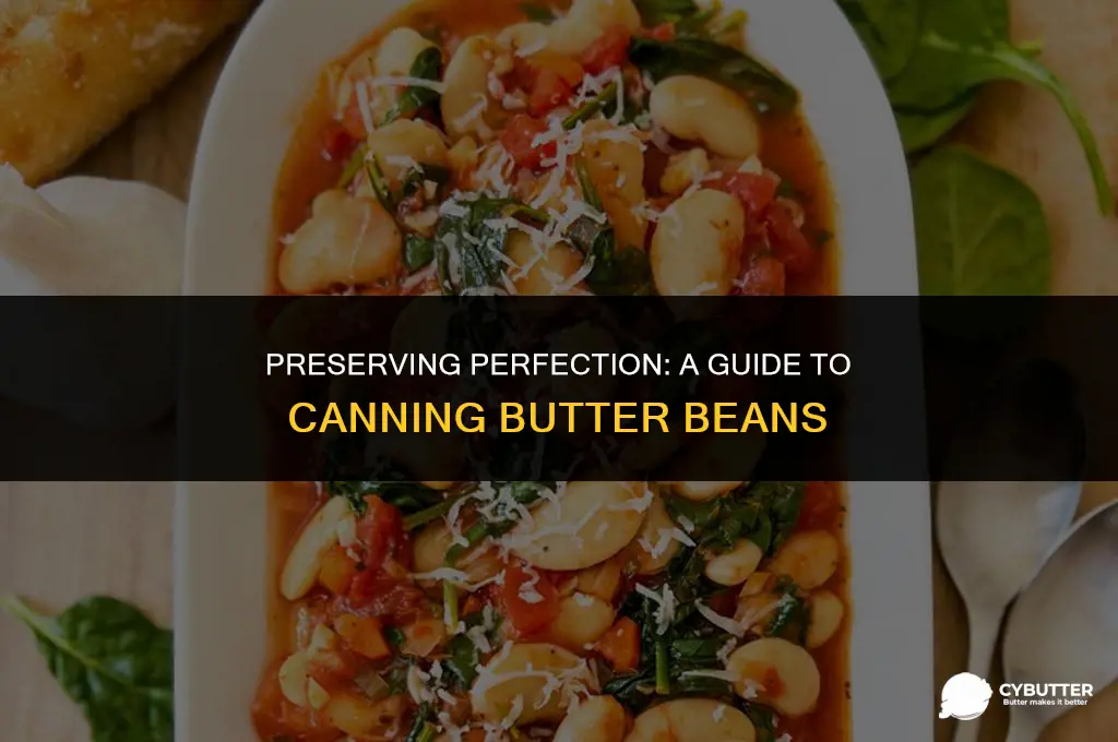 how to can butter beans
