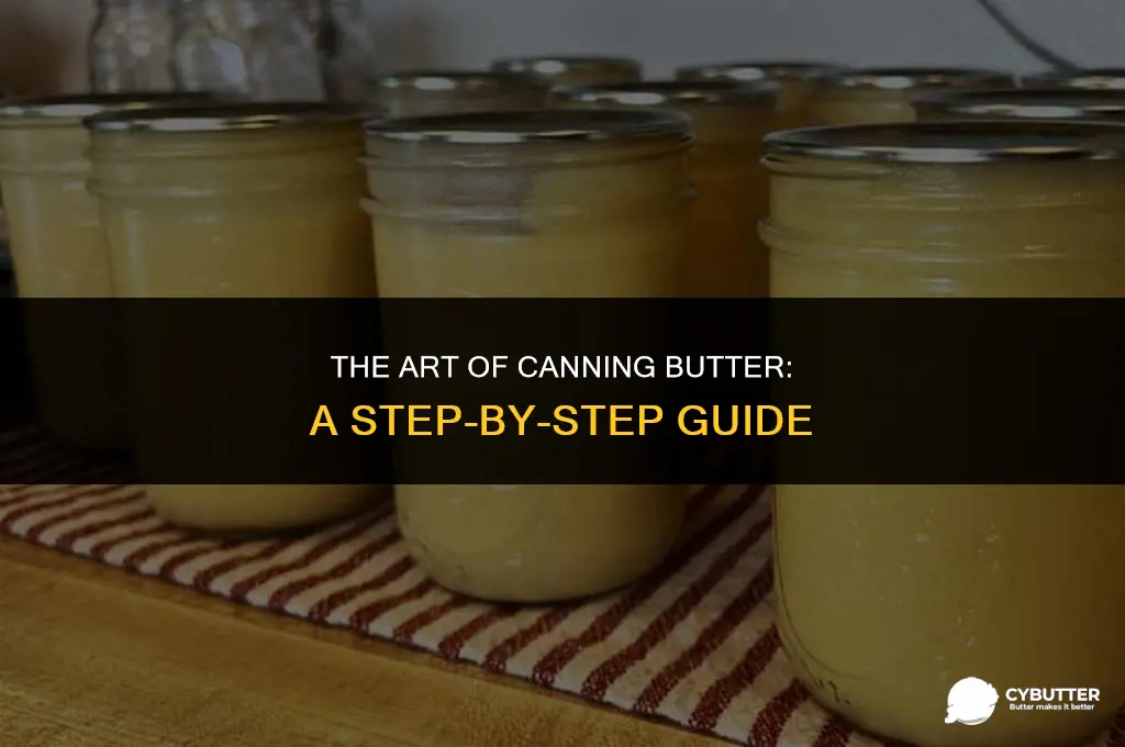 how to can butter