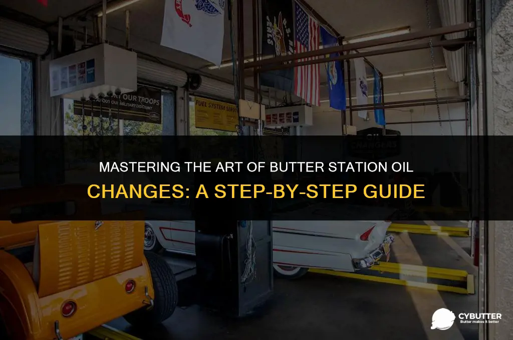 how to change butter station oil