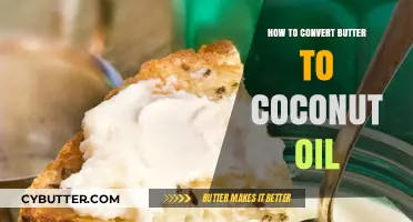 Easy Butter to Coconut Oil Conversion: A Healthy Substitute Guide