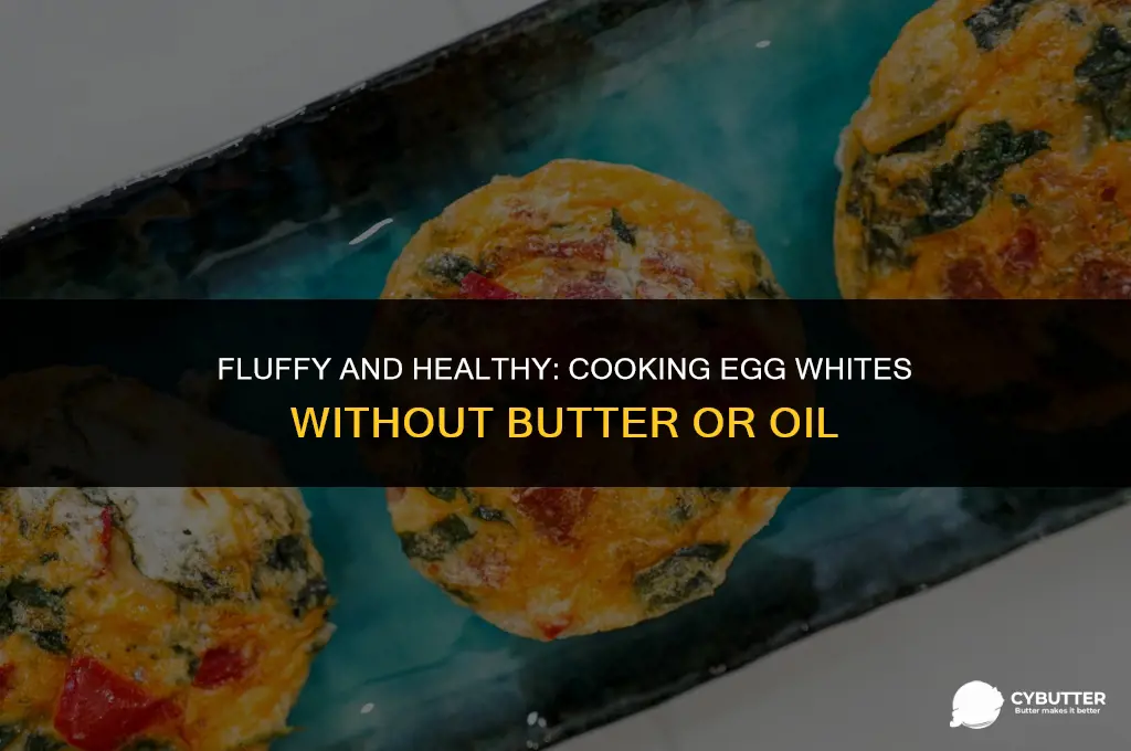 how to cook egg whites without butter or oil