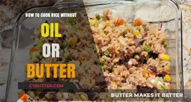 Healthy Cooking: Oil-Free and Butter-Free Rice Recipes