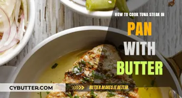 Sizzling Tuna Steak: A Butter-Infused Pan-Cooking Guide