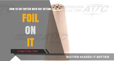 Effortless Butter Cutting: Avoid Foil Mess with These Simple Tips