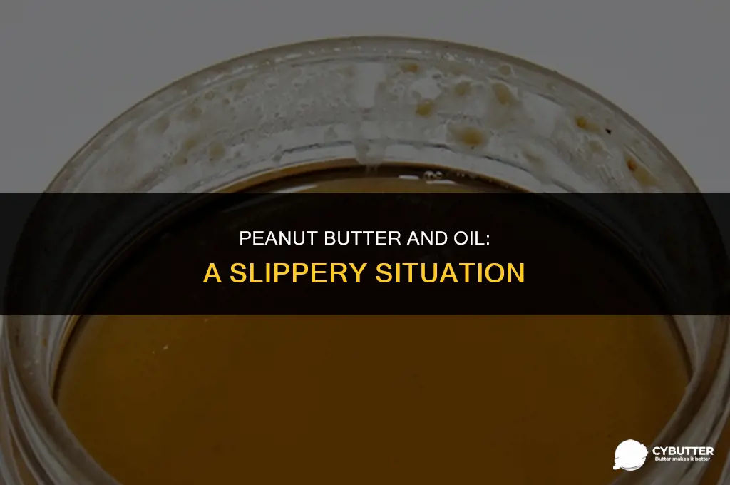 how to deal with oil on peanut butter