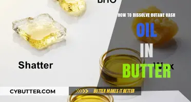 Dissolving Butane Hash Oil in Butter: A Simple Guide