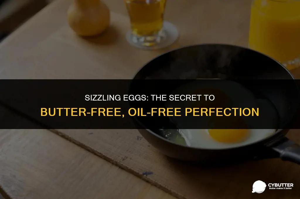 how to fry eggs without butter or oil