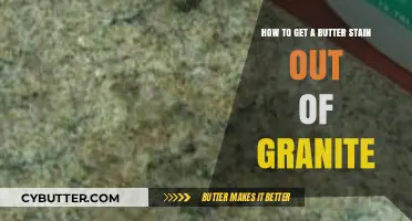 Effective Methods to Remove Butter Stains from Granite Surfaces