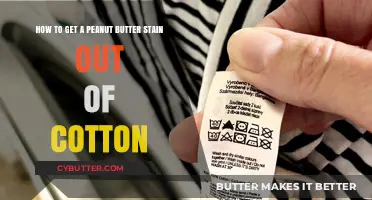 Effective Tips to Remove Peanut Butter Stains from Cotton Fabric