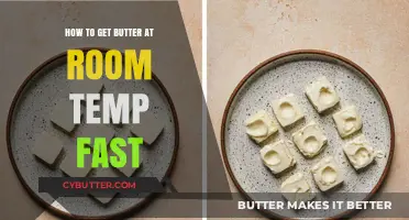Quickly Soften Butter to Room Temperature: Simple and Fast Methods
