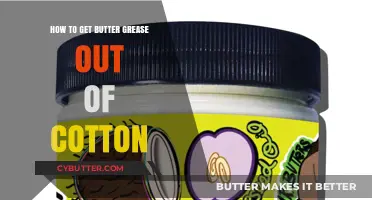 Effective Methods to Remove Butter Grease Stains from Cotton Fabric