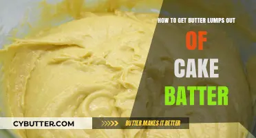 Smooth Cake Batter: Quick Tips to Remove Butter Lumps Easily