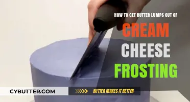 Smooth Cream Cheese Frosting: Removing Butter Lumps for Perfect Texture