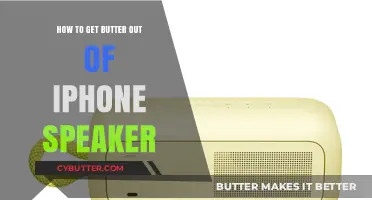 Quick Fix: Removing Butter from Your iPhone Speaker Easily