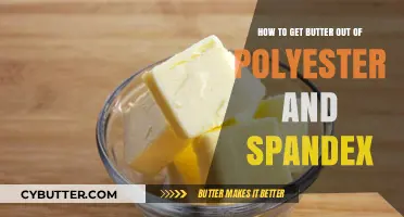Effective Butter Stain Removal from Polyester and Spandex Fabrics