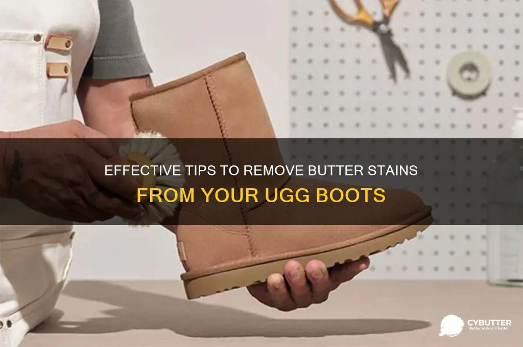 how to get butter out of uggs