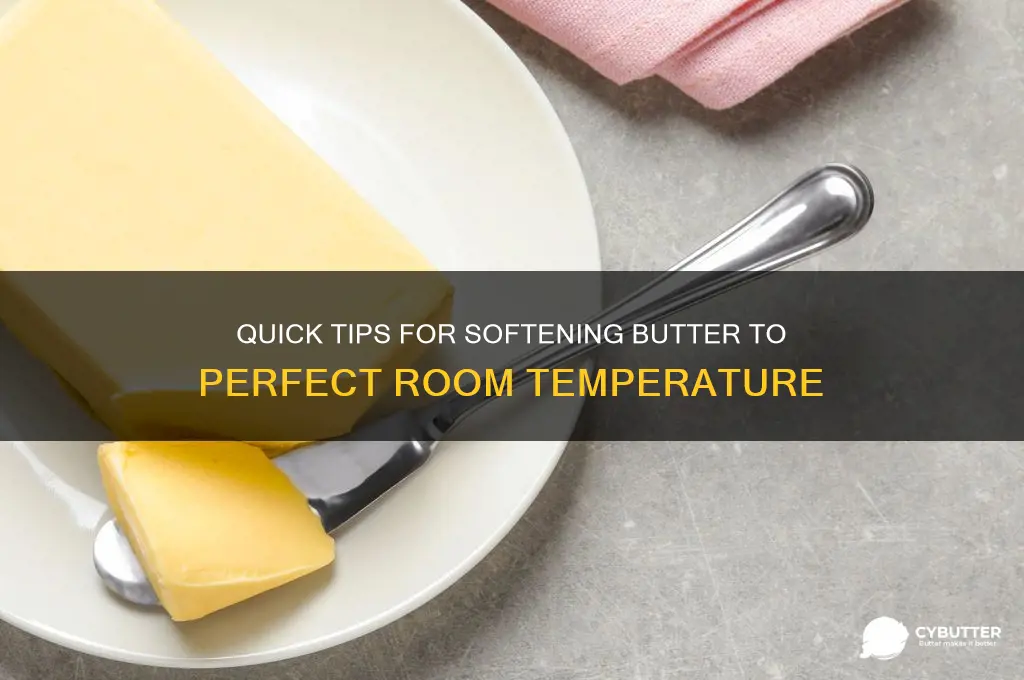 how to get butter room temp