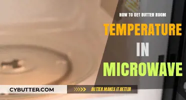 Quickly Soften Butter to Room Temperature Using Your Microwave